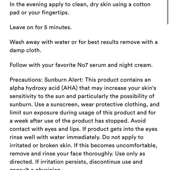 Laboratories No. 7 Resurfacing Peel 15% Glycolic Acid NIB - Picture 7 of 15